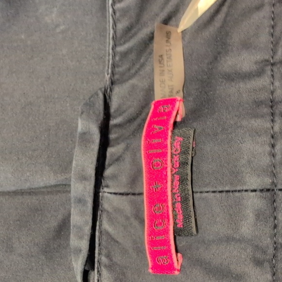 Vintage‎ Y2K Alice + Olivia Navy Blue Low Rise Cargo Jogger Pants Size 8 - Picture 10 of 10